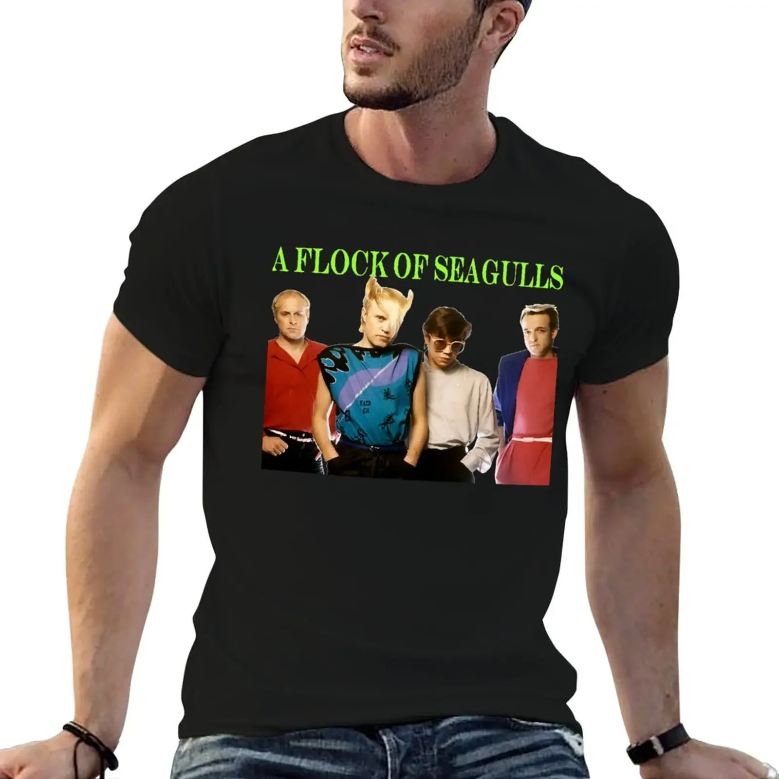 A Flock of Seagulls T-Shirt anime t shirts essential t shirt anime shirts men