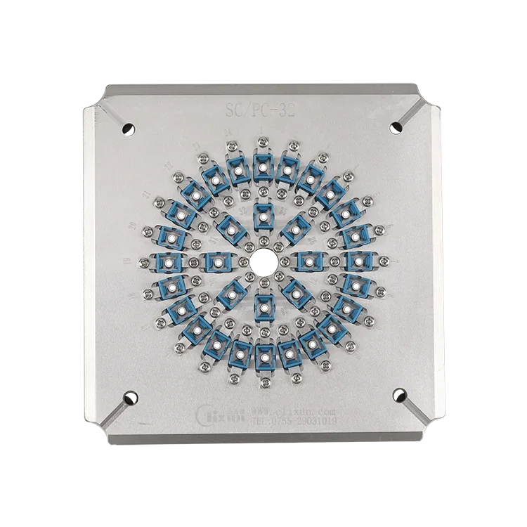 New Special Design Sc-pc-32 Port Connector Fiber Optic Four Corner Pressure Sc Upc Polishing Jig Fixtures