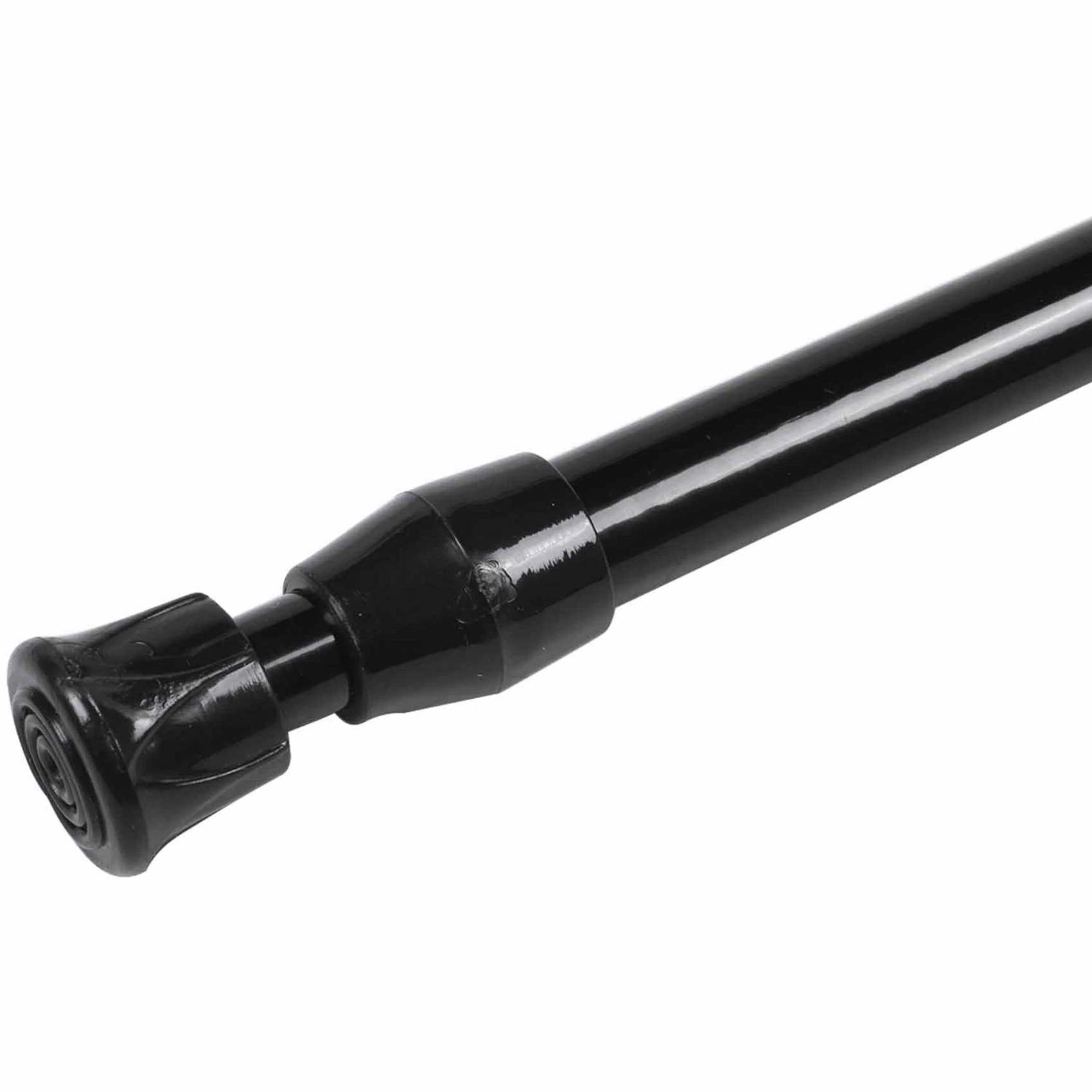 AB33-10 Pack Cupboard Bars Tensions Rod Spring Curtain Rod For DIY Projects, Extendable Width, 11.81 To 20 Inches (Black)