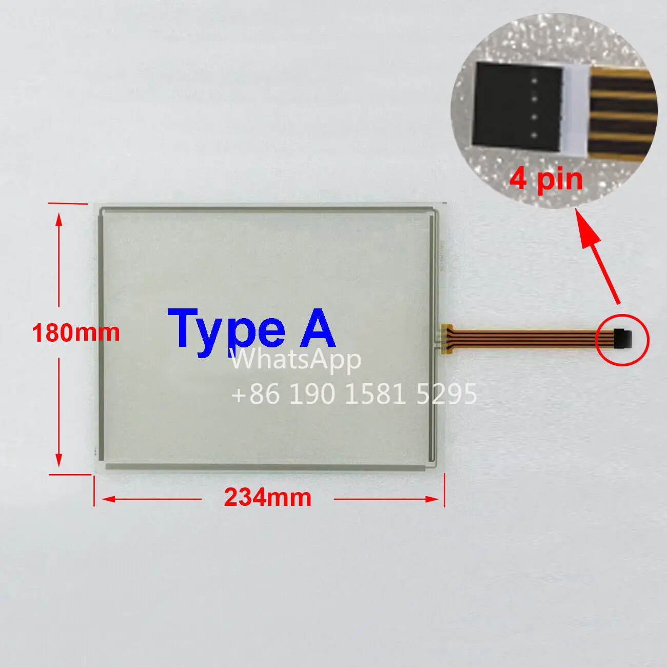 Fit for B&R 4PP220.1043-K03 Touch Screen Glass Digitizer Panel 1-Year Warranty