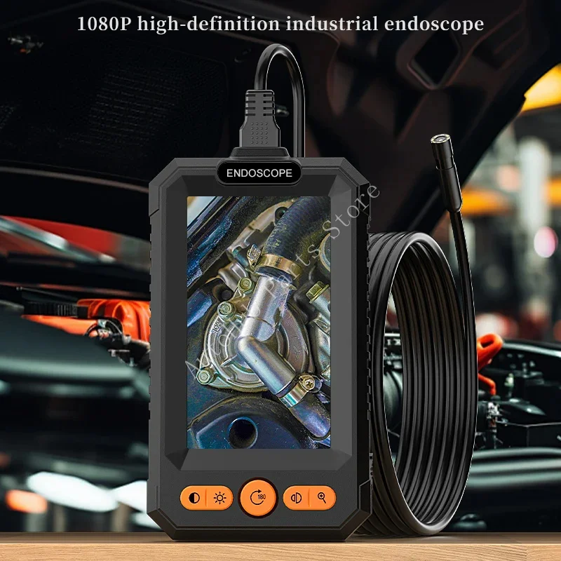 

Промышленный эндоскоп 4,3-дюймовый IPS-экран HD1080P 8 мм USB-камера 2–100 м бороскоп для осмотра автомобильных труб, канализационных труб, 8 светодиодов, 2600 мАч, водонепроницаемый