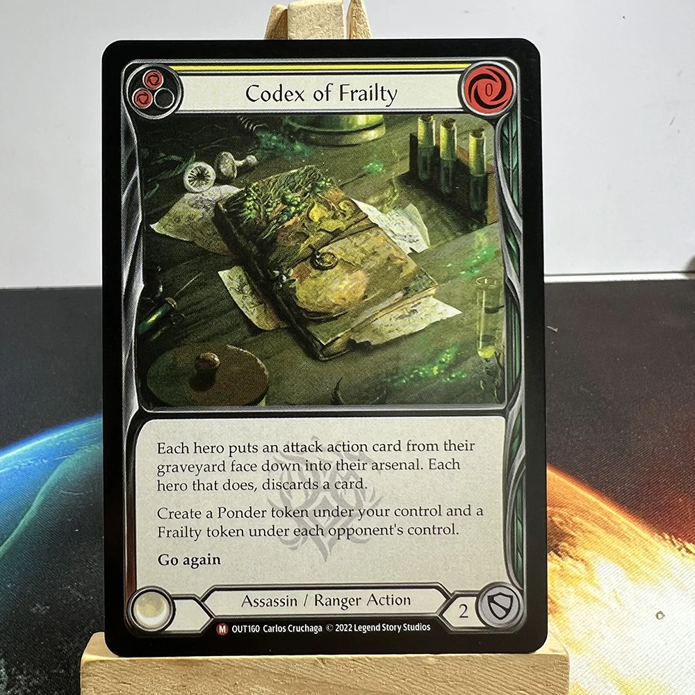 FAB Proxy Card Common Card TCG Board Game Codex of Frailty Felling of the Crown The Weakest Link Soul Shield Herald of Erudition