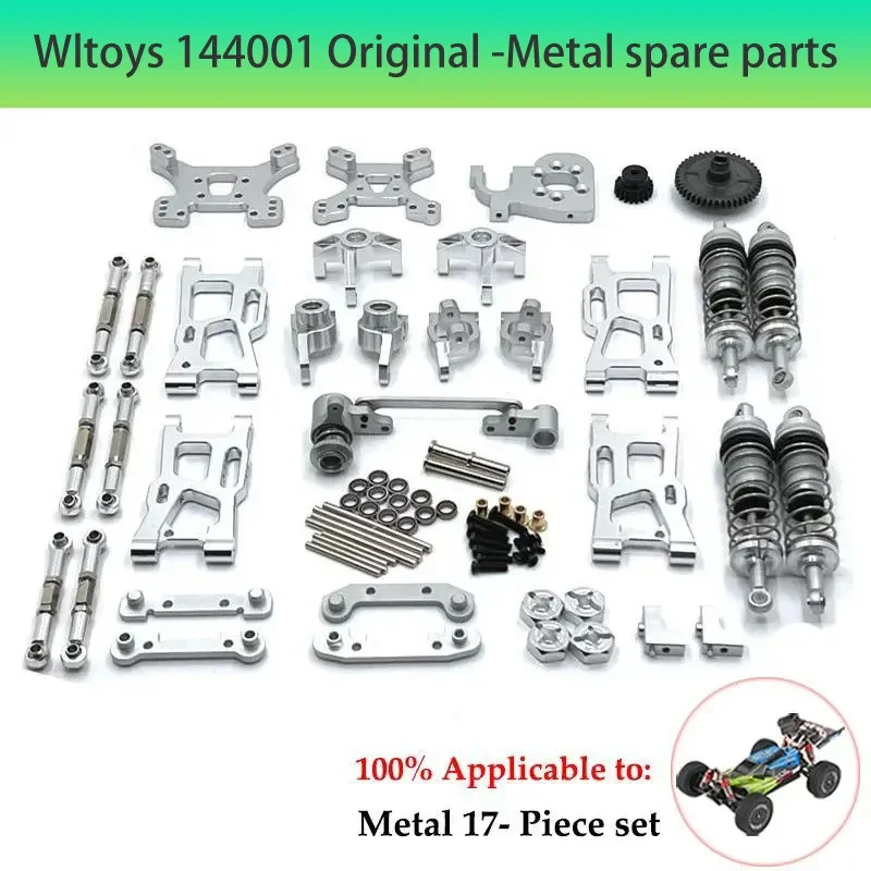 Geschikt voor WLToys 1:12 1:14 1:18 RC auto-accessoires 124016 124017 124018 124019 144001   A959 en andere metalen upgradewielen