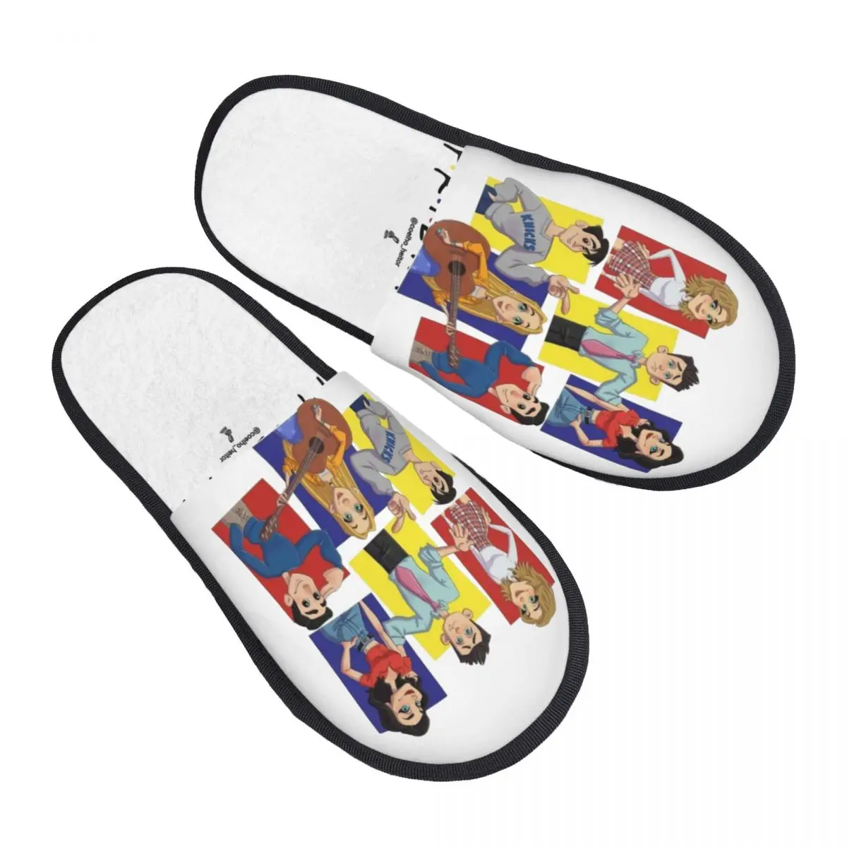 Colorful Pair Best Friends TV Show Men Women Furry slippers,fashion Color printing special Home slippers,Neutral slippers