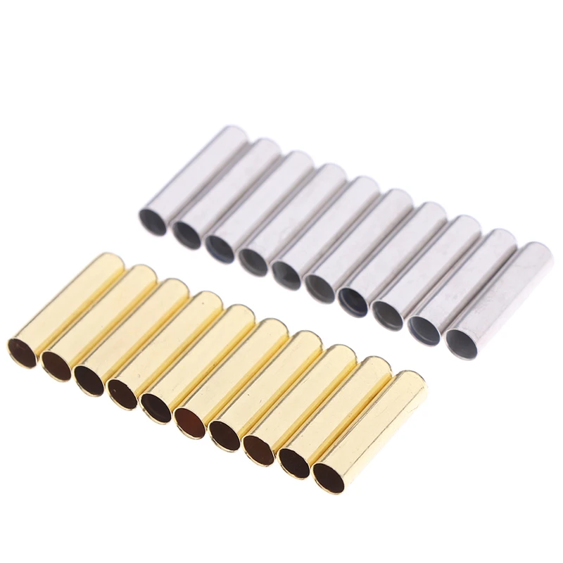 10pcs/Set Of 4.5*18mm Seamless Metal Shoelaces Tips Head Replacement