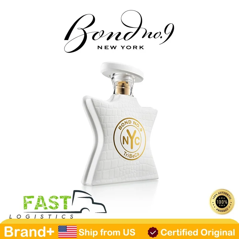 Bond No. 9 New York Tribeca Unisex Eau De Parfum, Colonia de Maquillaje con Feromonas Árabes, 100 ml, Fragancia de Larga Duración