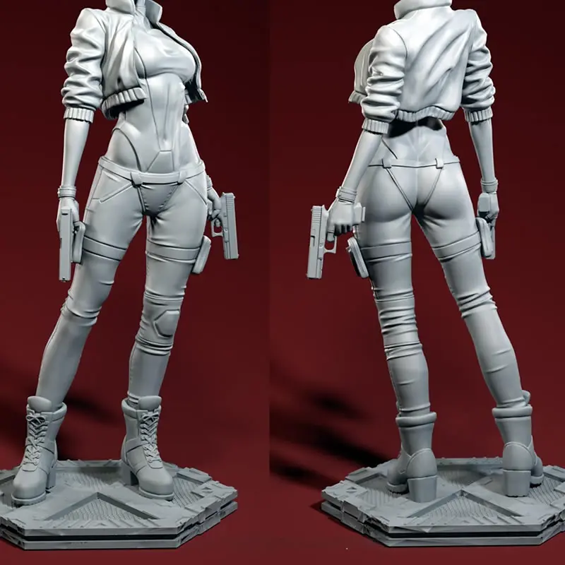 Game Character 3D Print Model Unassembled Unpainted Custom Jigsaw Puzzle GK Figure Kit T_0113