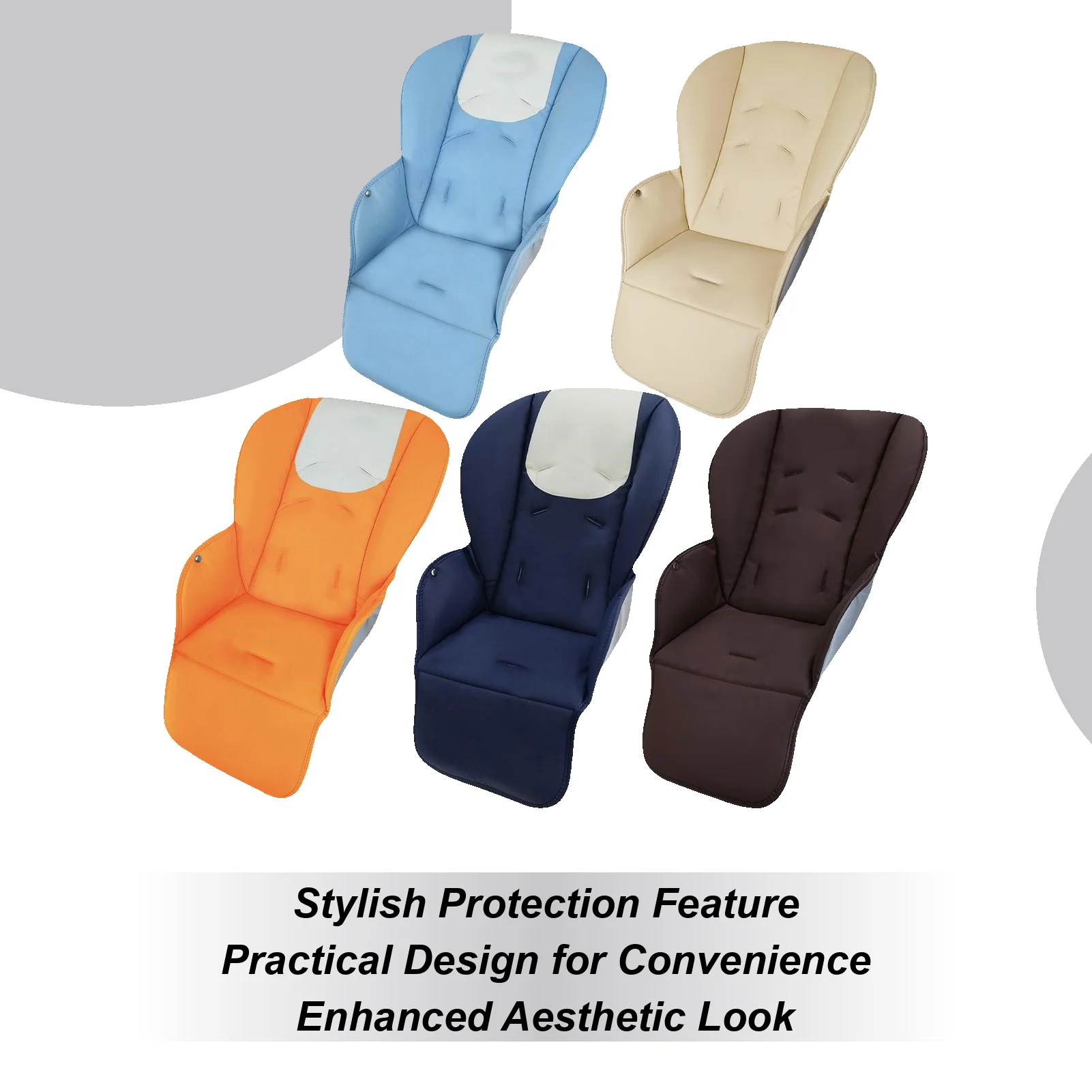 

High Chair Cover Protective Dining Chair Pads PU Leather Dining Seat Protection Cushion For Boys Girls Sons Daughters Grandsons