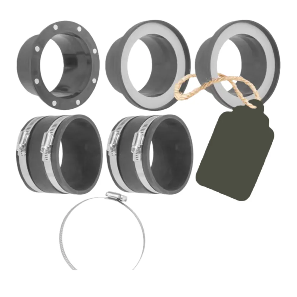 Magnetic 4 Inch Dust Collection Hose Connector Kit For Quiet Setup And Flexible Rubber Coupling With Clamps