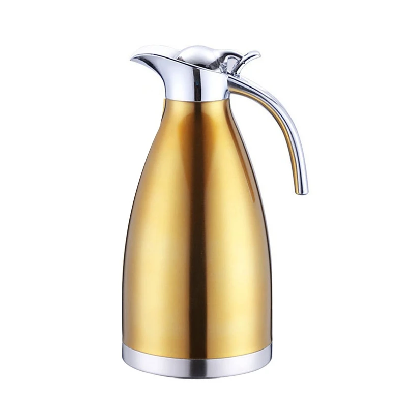 European-Style Stainless Steel Insulation Pot Vacuum Pot Household Cool Cold Water Double-Layer Thermos Coffee Pot