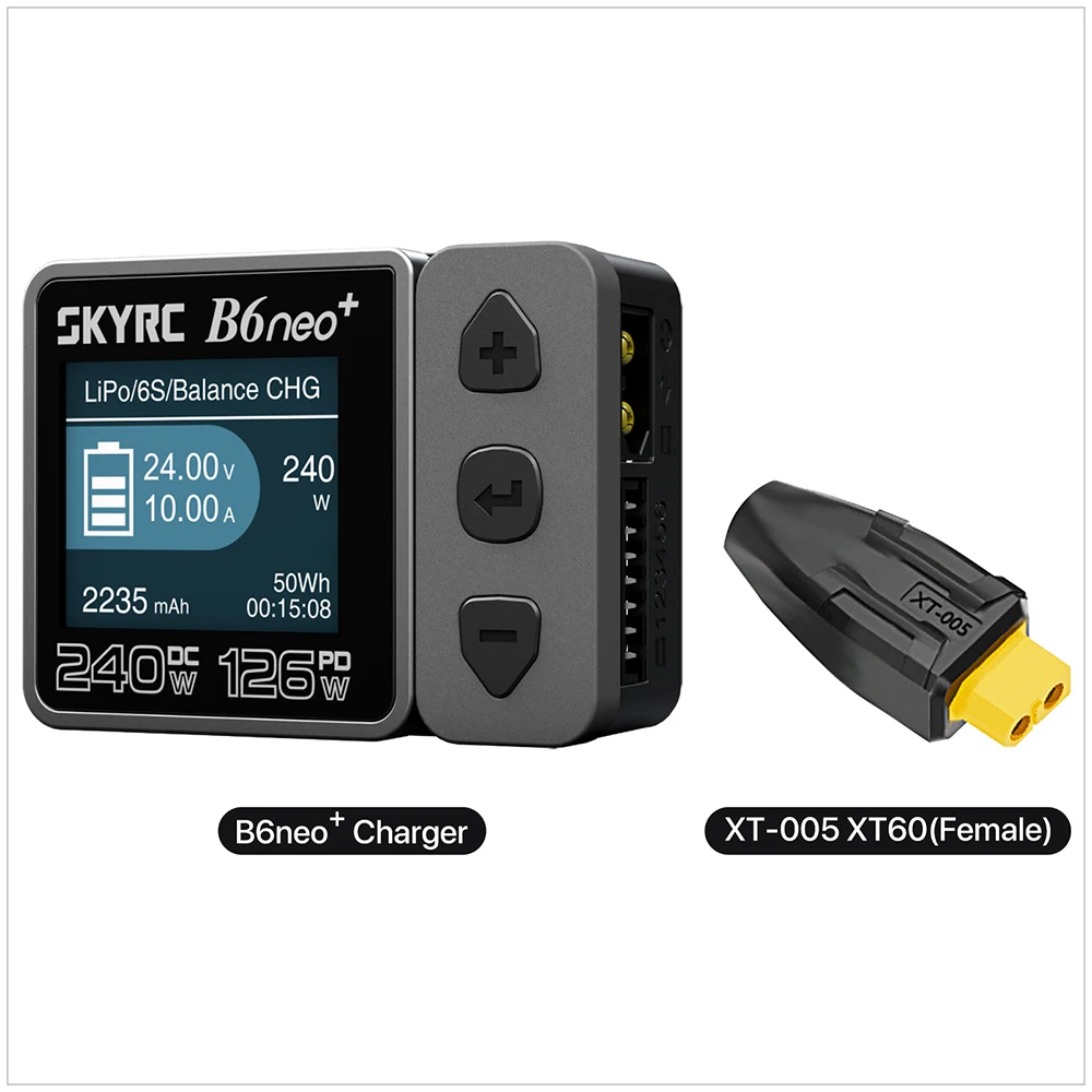 SKYRC B6neo/B6neo + LiPo Batterij Smart Balans Lader DC 200 W PD 80 W Ingang voor RC Model auto Schip Boot Vliegtuig - afbeelding 1