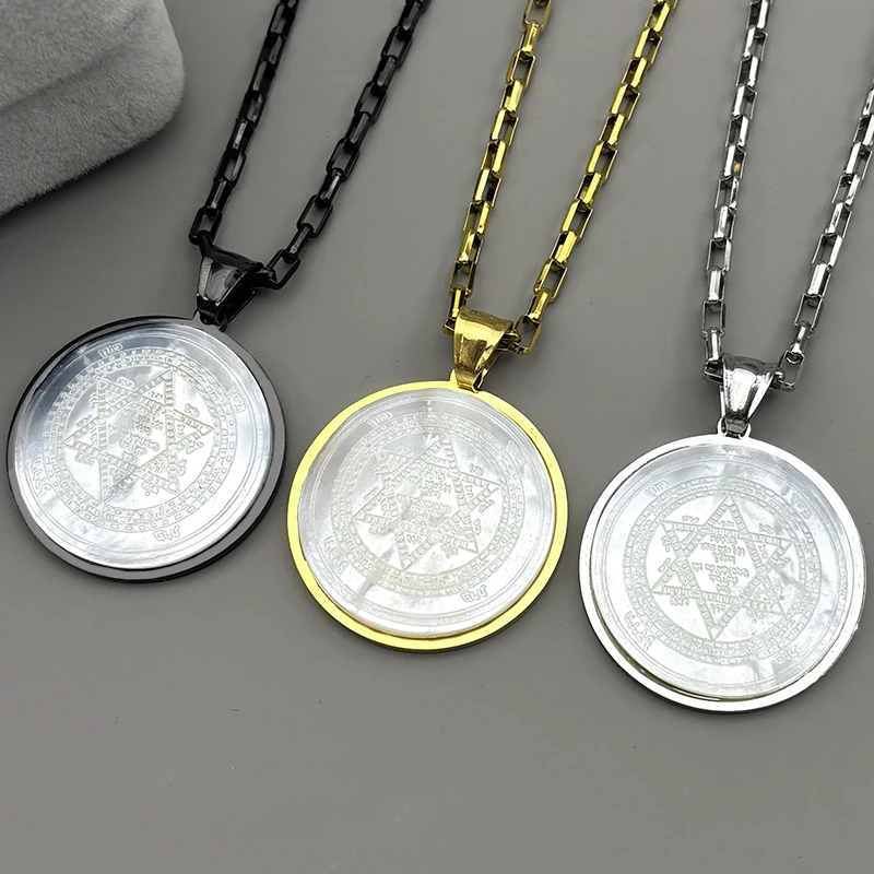 

Jewish Bible Star of David Stainless Steel Hexagram Pendant Chain Necklace for Women Men Judaism Scriptures Prayers Jewelry