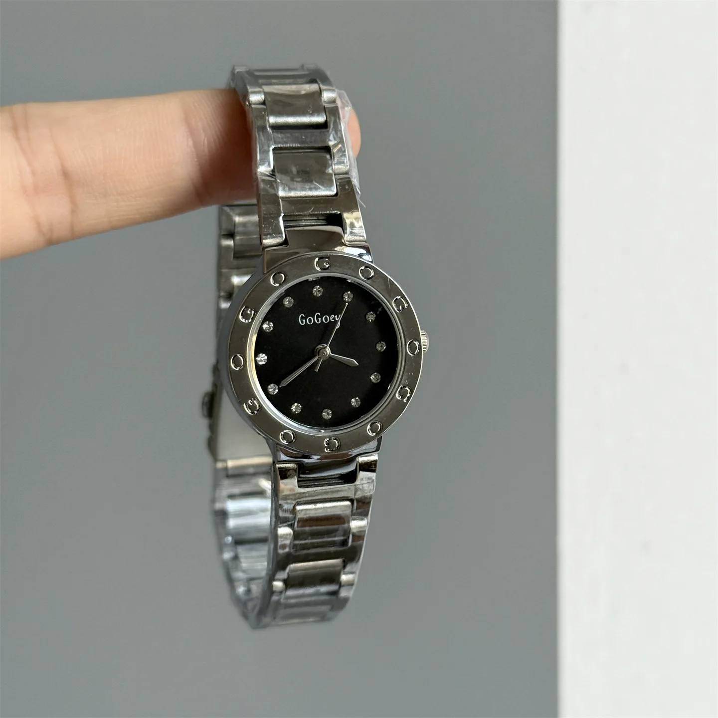 Jam Tangan Perak Vintage, Niche, Mewah Ringan, Tali Baja Kuarsa, Nuansa Mewah, Emas Kecil, Jam Tangan Wanita, Hadiah Mewah Elit