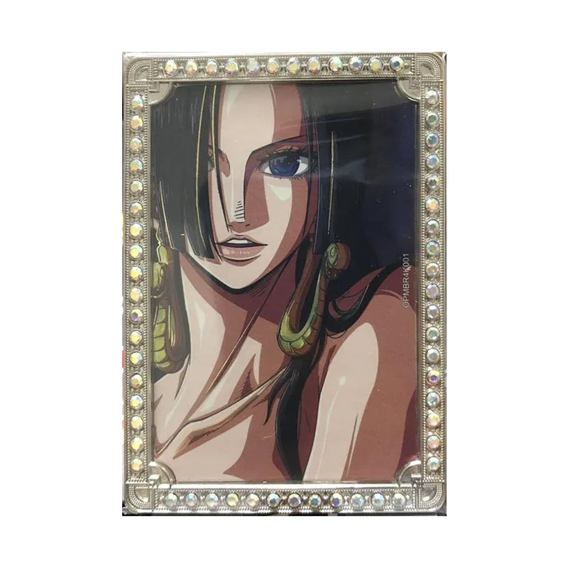 Anime ONE PIECE Rare Limited Metal Cards Sanji Yamato Teach Hancock Robin Toys for boys Collectible Cards Birthday Present