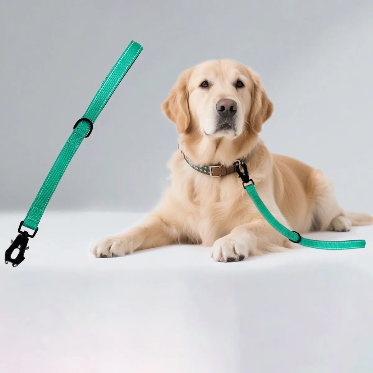 

Short Dog Leash soft handle short leash for a dog Reflective step traction big dog leashes short lead for a Large dog short rope