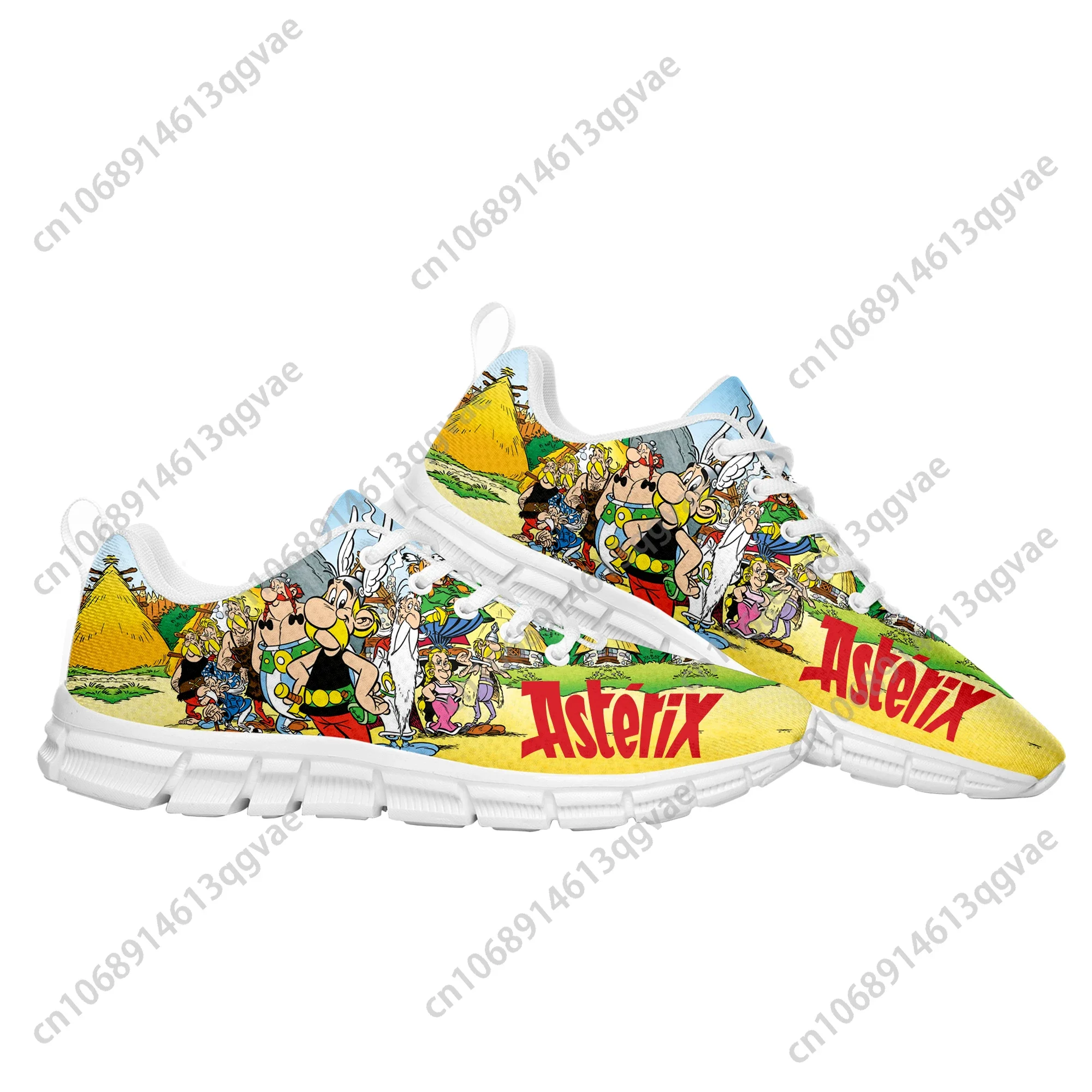 Asterix Adventure Obelix Sports Shoes Mens Womens Teenager Kids Children Sneakers High Quality Manga Comics Sneaker Custom Shoe