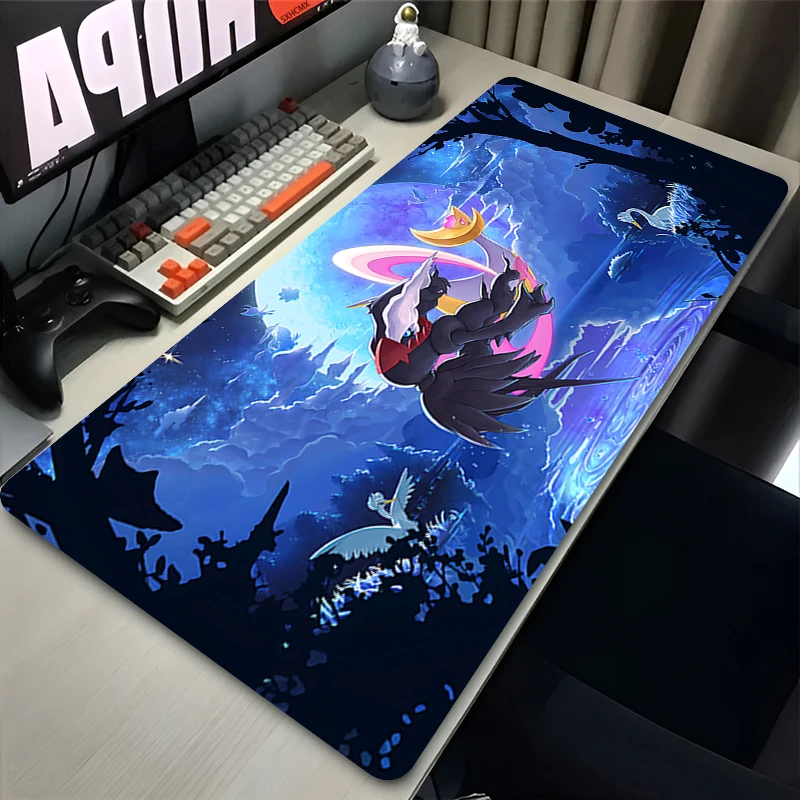 

Mouse Pad Large Gamer P-Pokemon Darkrai Keyboard Pad Extended Desk Mat Table Carpet Computer Gaming Accessories Cabinet Mousepad