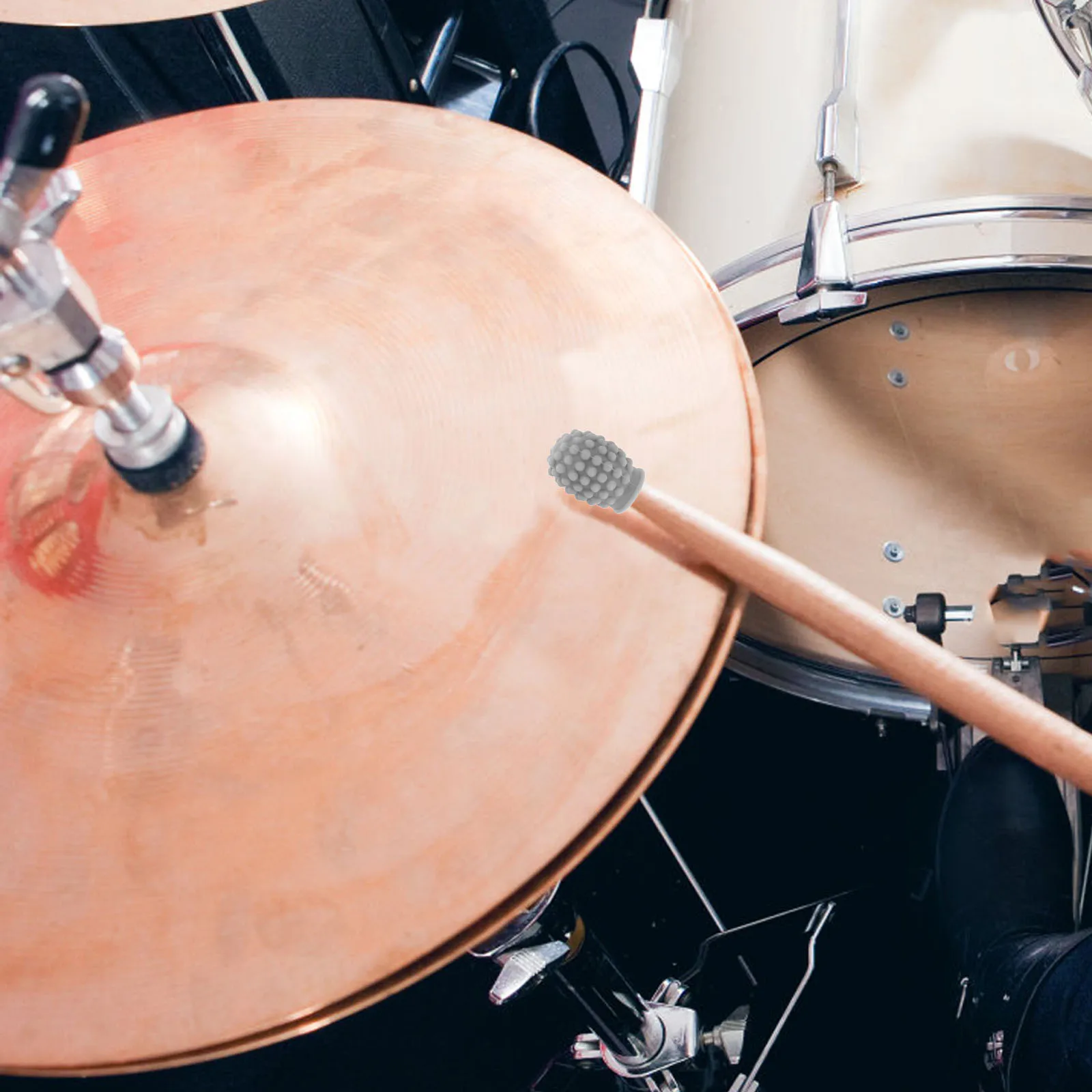 

Drumstick Protector Dampeners Mute Accessory Practice Tips Drummer Accessories Kit