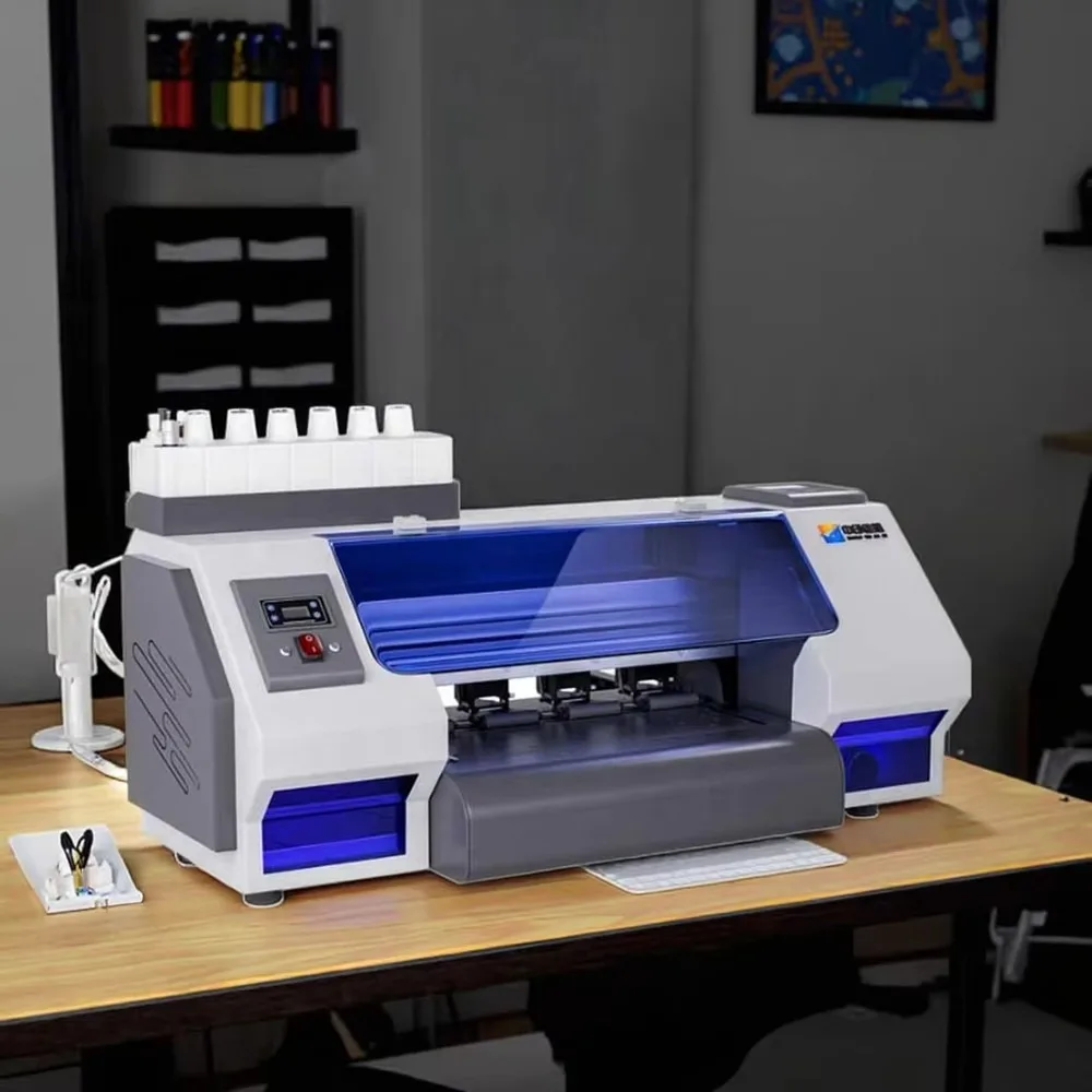 Automatic DTF Printer Dual XP600 Heads 330mm Print Size T-Shirt Inkjet Printing Machine for Garment Printing 1 Year