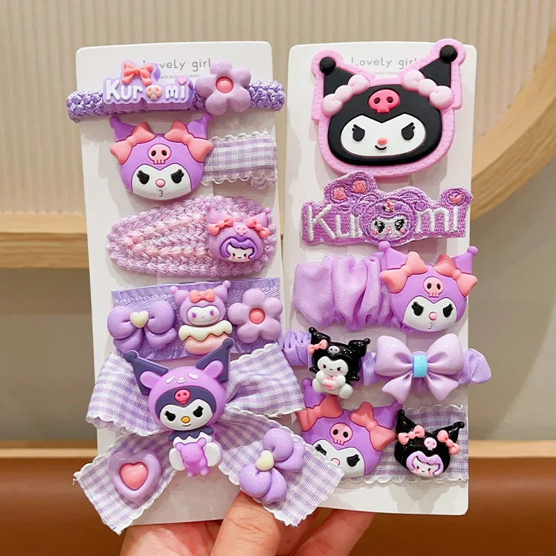 Sanrio animation peripheral accessories Kuromi Melody girls high elastic little girl hair accessories