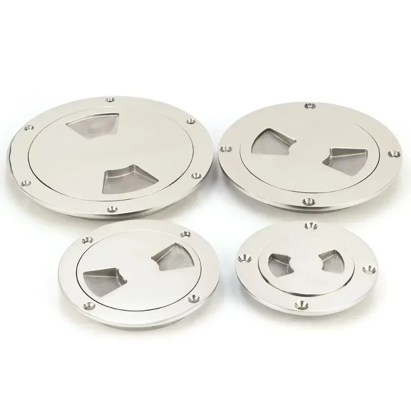 

3/4/5/6 Inch Marine Floor Access Panel Hatch 316 Boat Stainless Steel Boat Round Disc Deck Inspection Plate Hatch Kayak