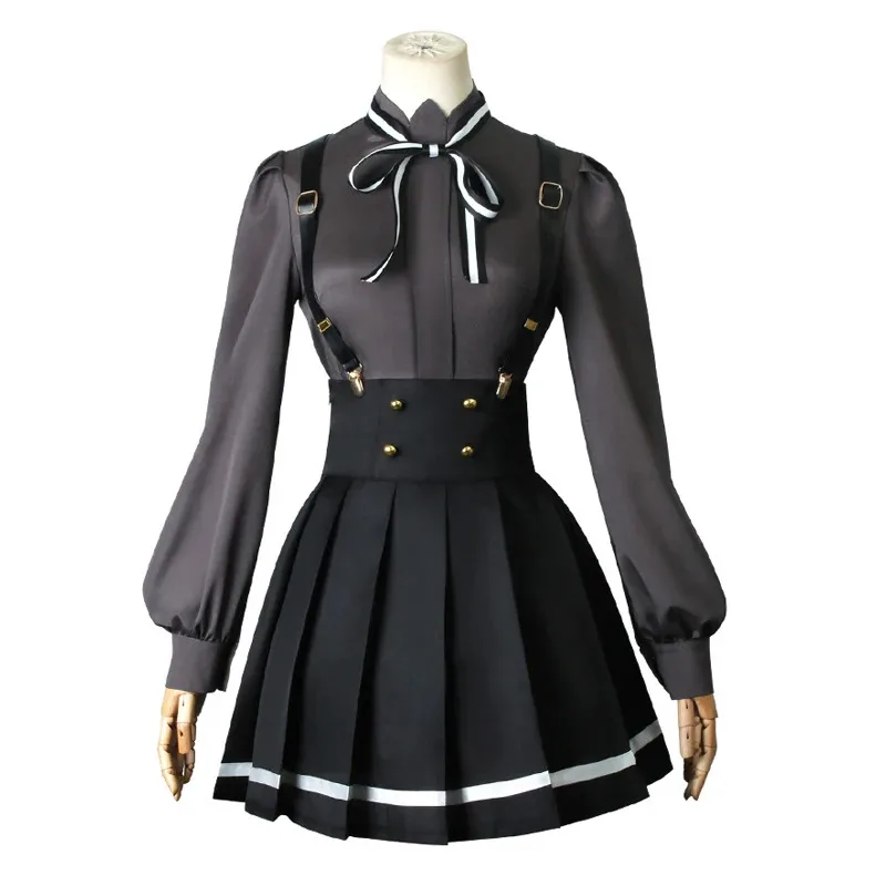 2025 جديد أنيمي جاسوس الفصول الدراسية Hanazono زنبق تأثيري حلي شعر مستعار قميص تنورة الفتيات JK زي مدرسي حفلة كرنفال الهالوين ❤ ❤