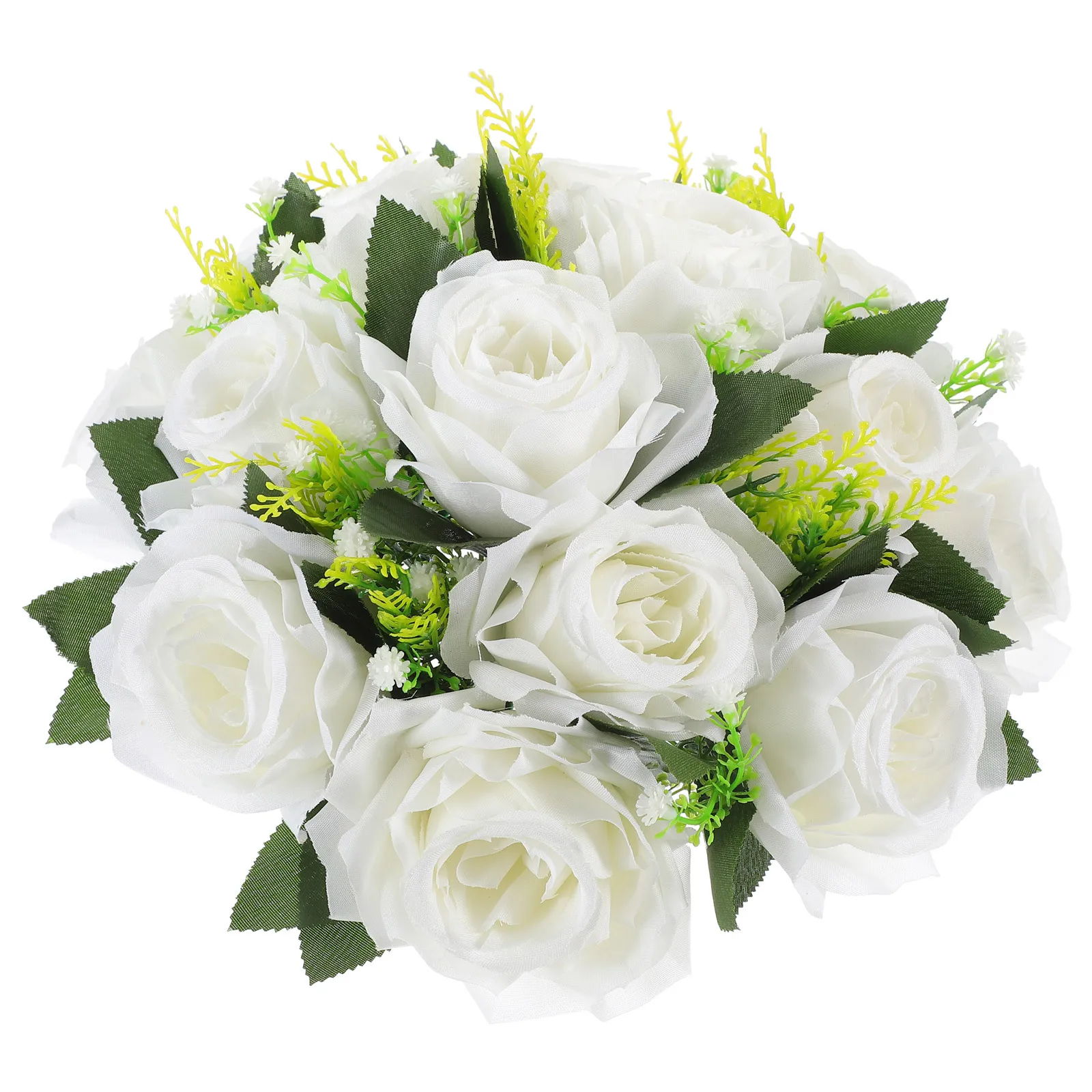 

Artificial Flower Ball Wedding Centerpiece Realistic Simulation Rose Ball Decor Romantic Party Table Bouquet Arrangement