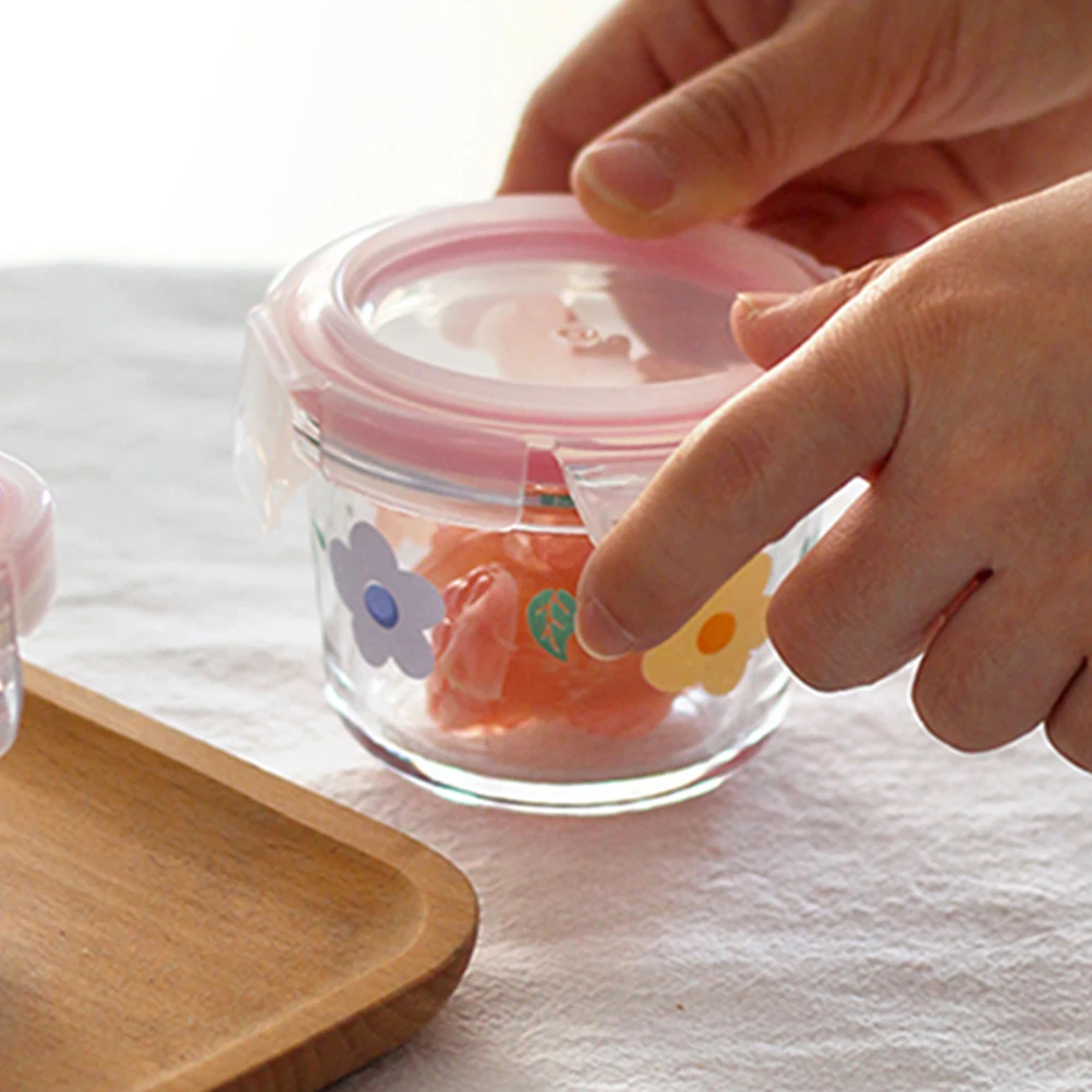 

Snack and Dip Container Sealed Food Case Fruit Containers Pots with Lids Air Tight