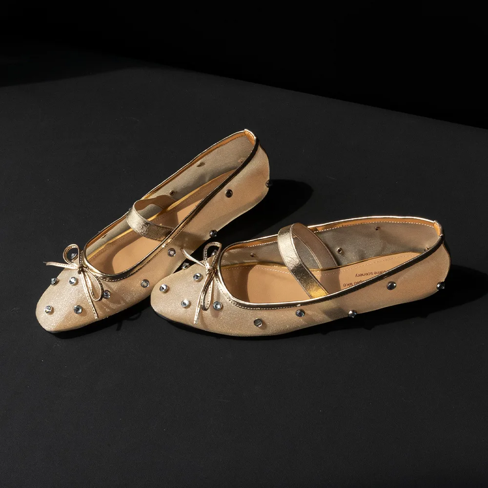 

Цветные сетчатые сандалии на низком толстом каблуке с одним ремешком на плоской подошве, милые сандалии со стразами и бантом, летняя женская обувь большого размера