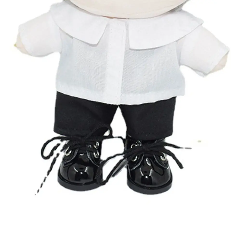 코튼 인형 셔츠 바지, 아메리칸 인형용 귀여운 미니 옷 칼라 코트, 스타 인형 옷, 정장 인형 액세서리, 20 cm, 1PC