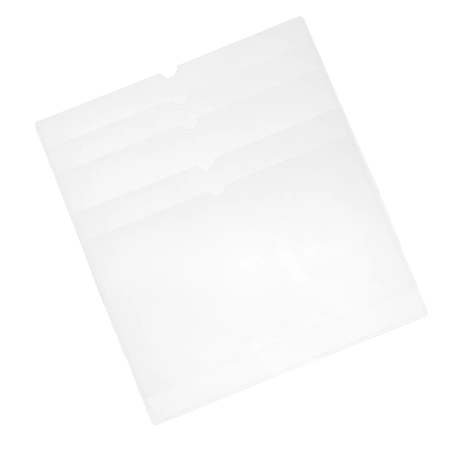 

5pcs Transparent Pvc File Protection Covers Business License Certification Protective Covers Document Cover Supplies