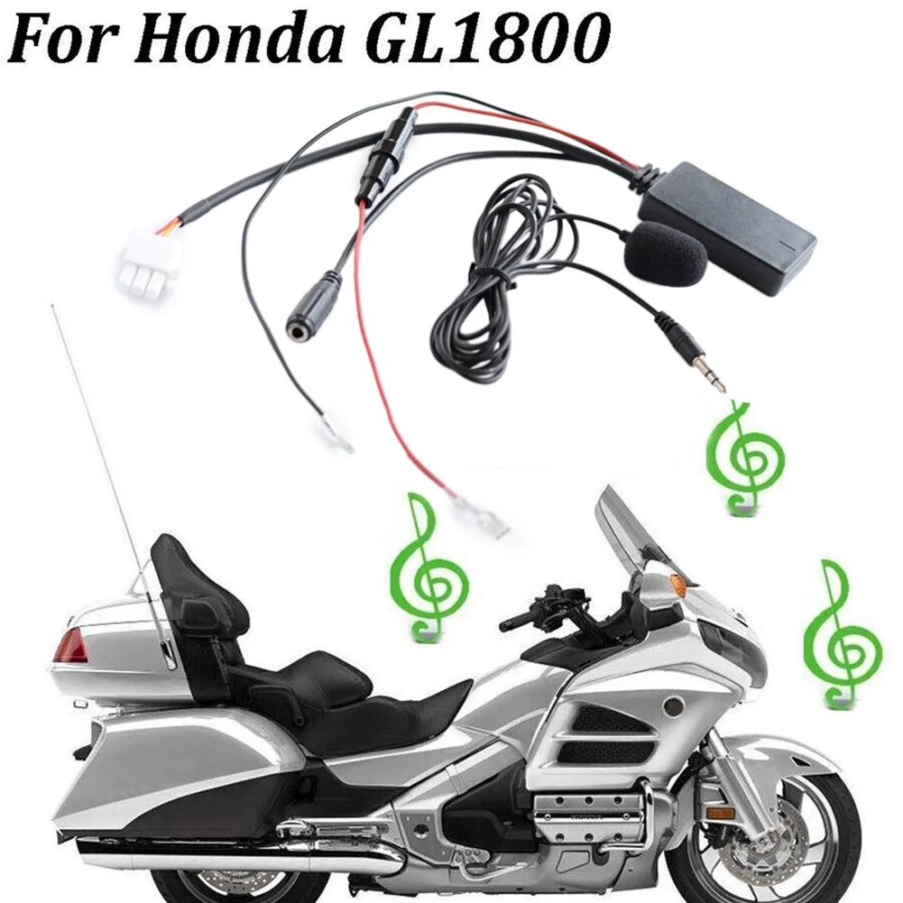 Upgrade Your For Honda GL1800 Stereo System with a Wireless AUX Cable Adaptor Enjoy Music Wirelessly! (119 characters)