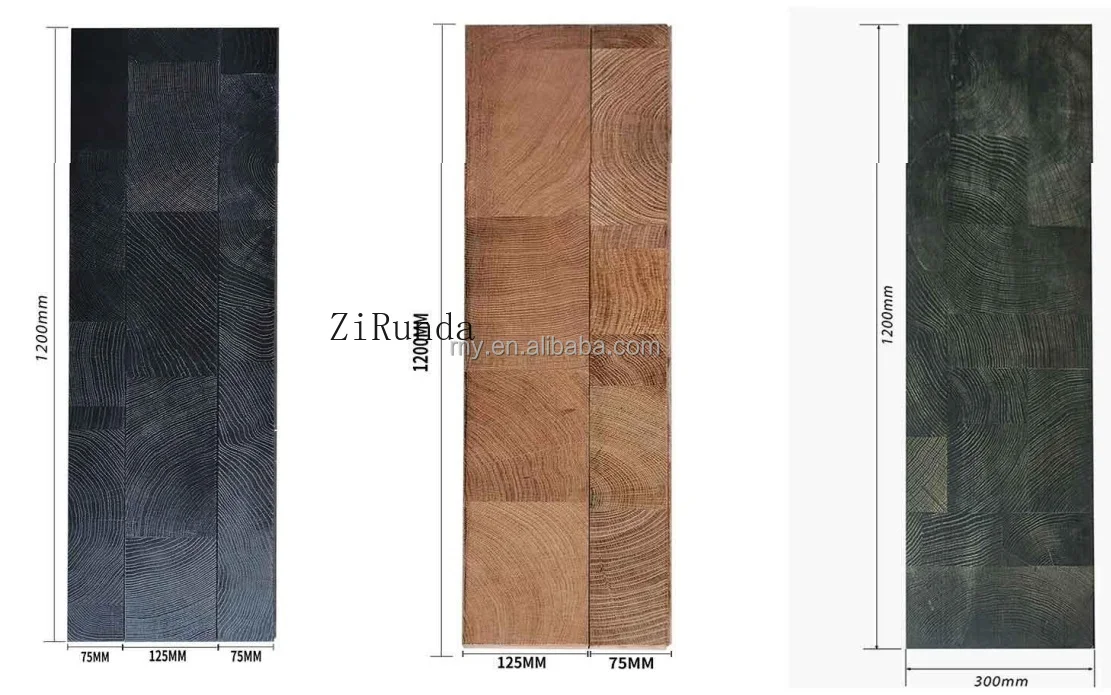 Lantai Kayu Rekayasa Bertekstur Ujung Ek Berlapis-lapis 15mm Versi Deluxe yang Disesuaikan, Desain Komersial yang Nyaman, Disikat
