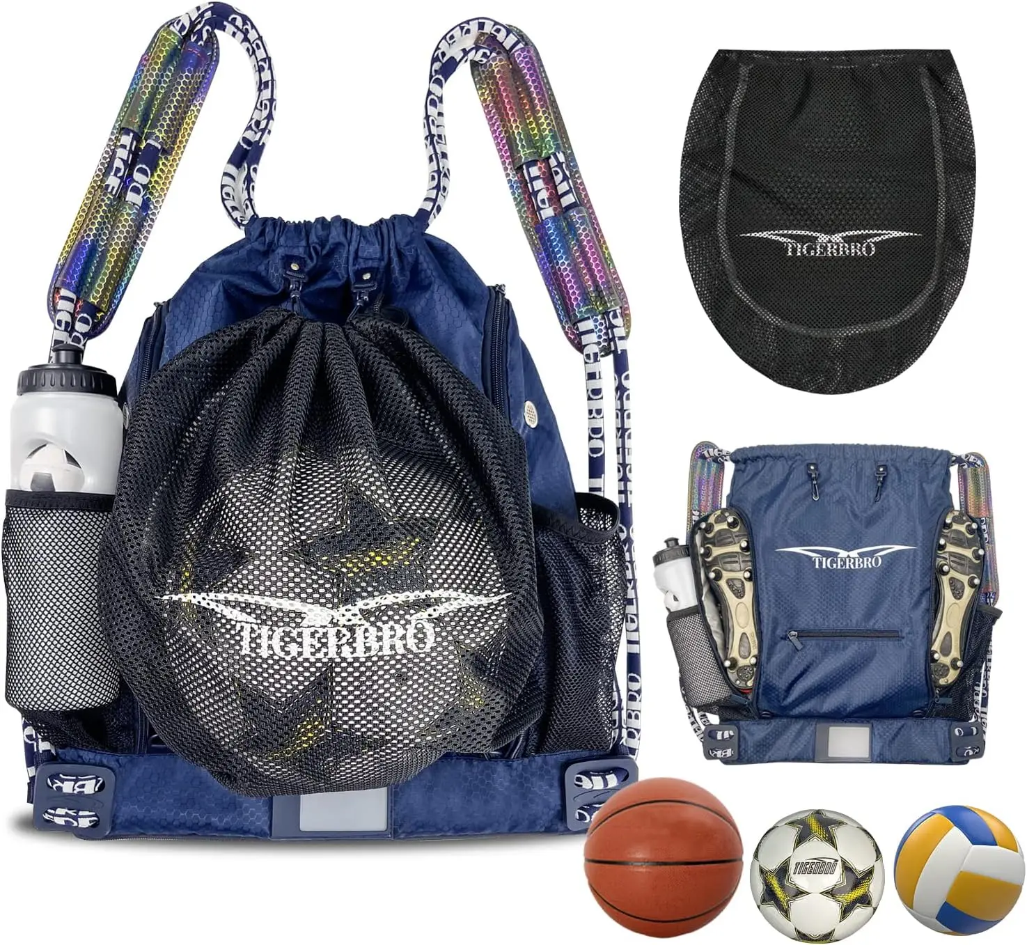 Leichte Basketball tasche mit Funktions fach