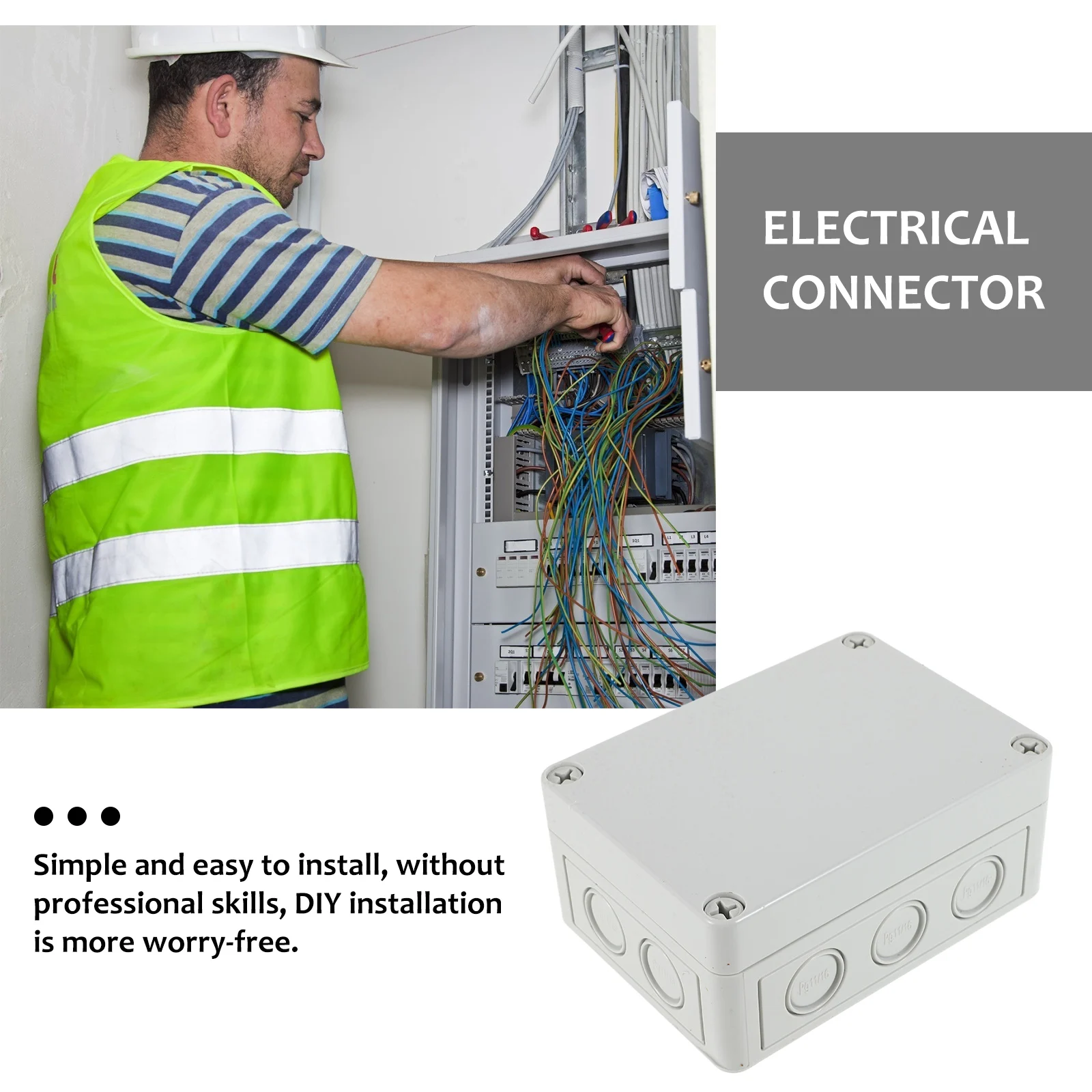 

Waterproof Junction Box Outdoor Electrical Connection Box Weatherproof Cable Junction Case For Extension Cord Cover