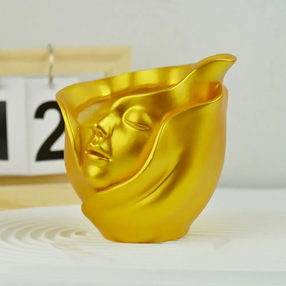 

Смола человеческое лицо ваза эстетический абстрактный гидропонный держатель для цветов ремесло европейский стиль персонаж растение горшок сушеный цветок