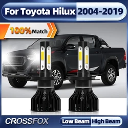 Car Lights H4 LED Headlight Bulbs 120W 20000LM CSP Chip LED Lamp 6000K For Toyota Hilux 2004-2013 2014 2015 2016 2017 2018 2019