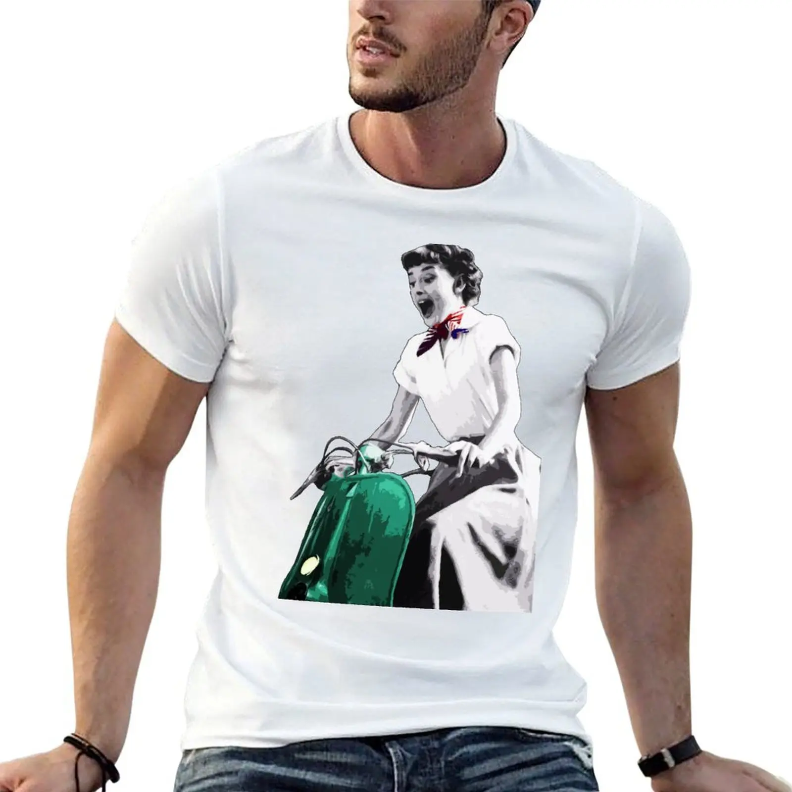 

Audrey Hepburn Roman Holiday T-Shirt g man t shirts for men t shirts for man pack white mens graphic t shirts T-Shirt