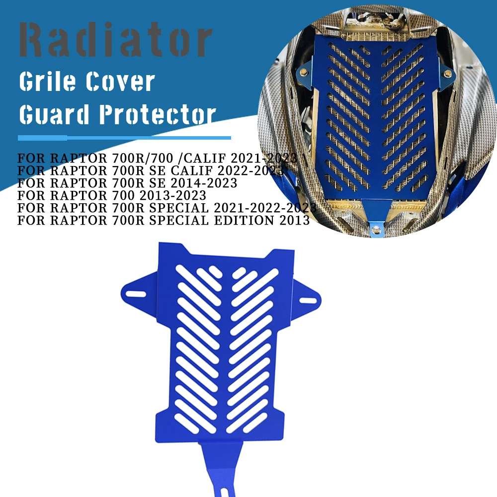 Radiator Grille Cover Guard FOR YAMAHA RAPTOR 700R SE/CALIF/SE CALIF/SPECIAL EDITION/Special 2021-2023 2013-2020 Motorcycle Part