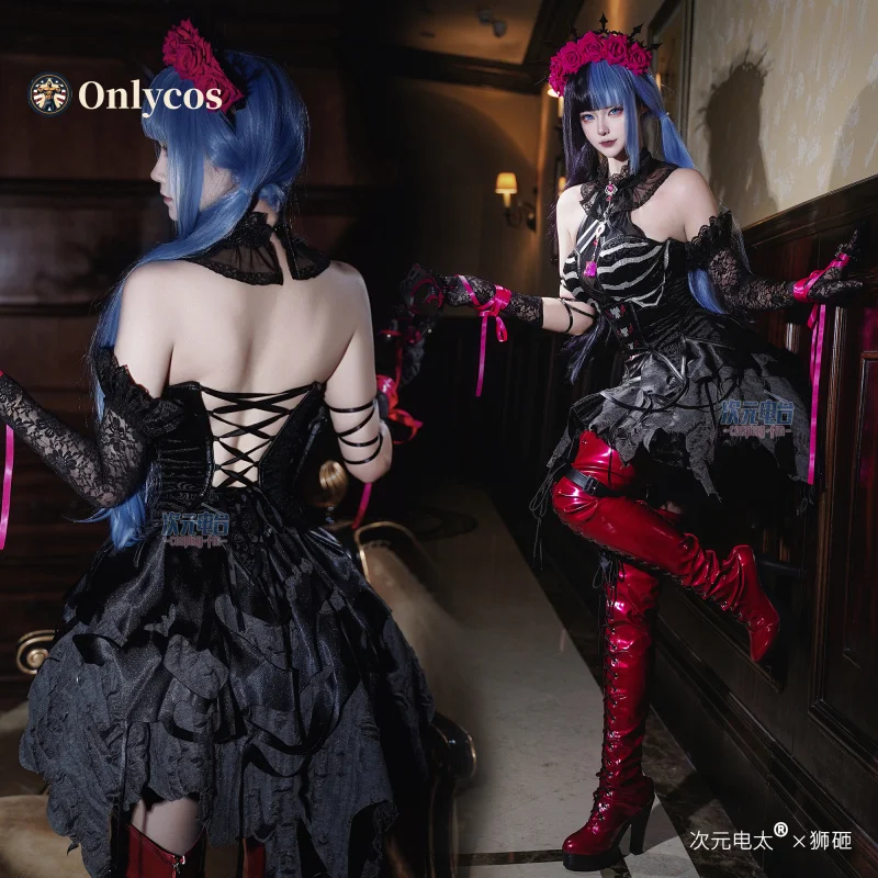 

PS5 Shikano Ichigo Косплей Костюм Женское Платье Лолиты Необычные Вечерние Костюм Хэллоуин Карнавальная Униформа Аниме Одежда Onlycos