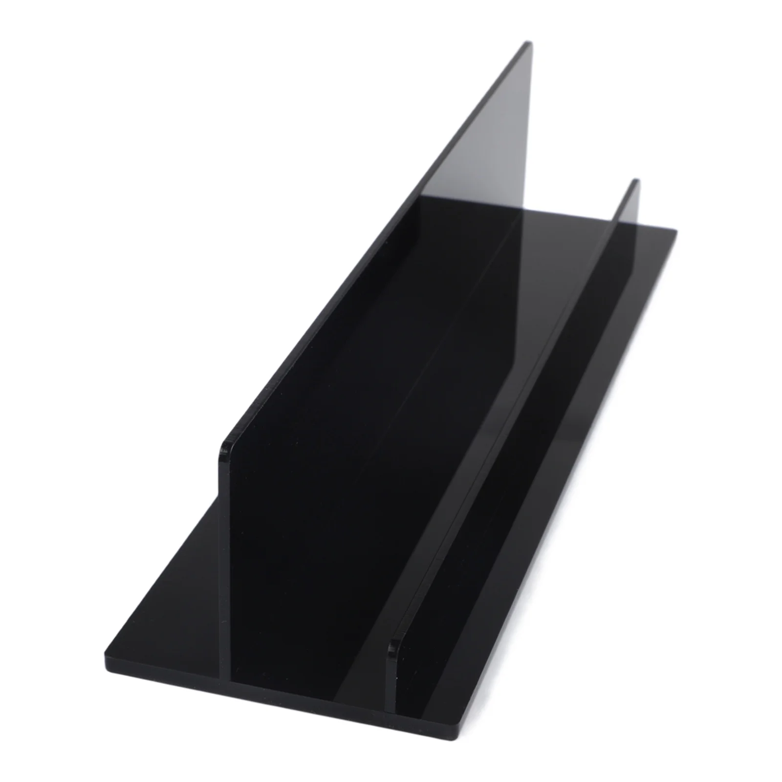 Black Vinyl Record Display Stand 12 Inch Easy Assembly Storage Rack Holder For Music Album Collection Home Decor