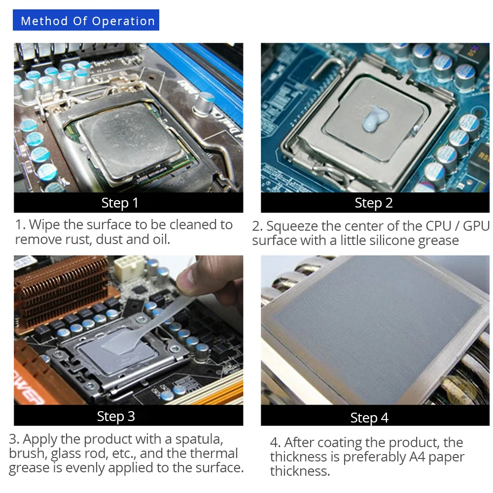 TISHRIC 150g Thermal Greast GD900 Thermal Paste Gd900 Liquid Metal Heatsink Plaster Water Cooling Cpu Cooler