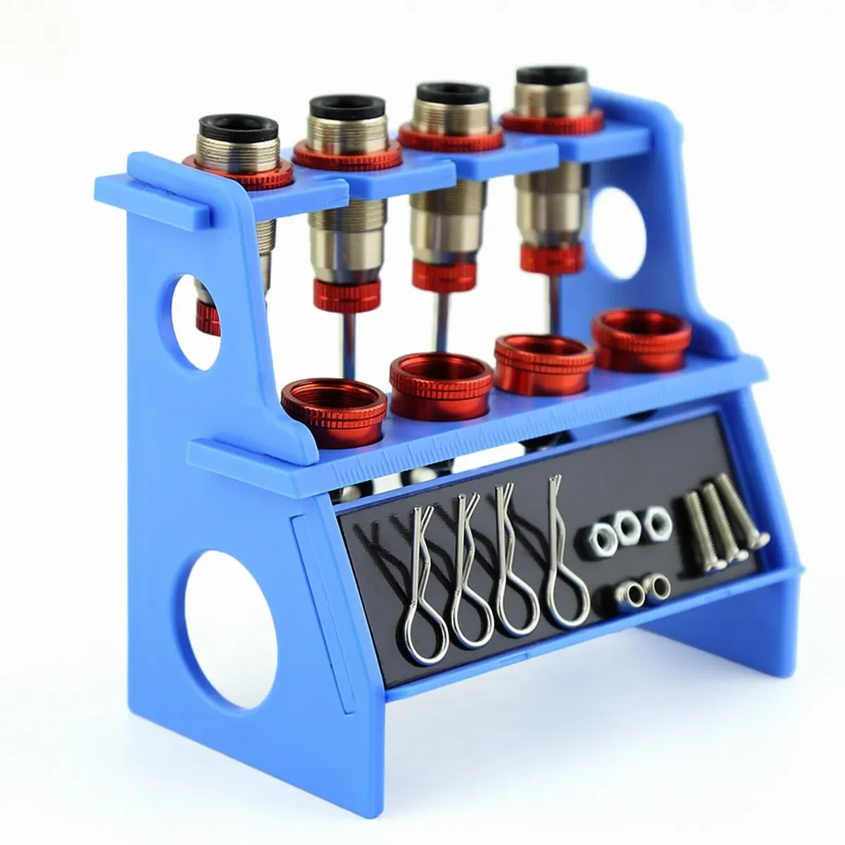 

Поглотитель кронштейн демпфер подставка держатель инструмент гнездо стеллаж для хранения амортизатор для радиоуправляемых автомобилей игрушек HSP TAMIYA WLtoys Kyosho