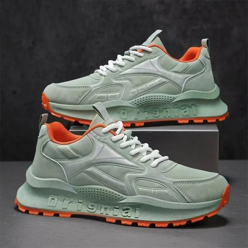 Men's Spring Waterproof Sports Shoes Soft Sided Casual Outdoor Footwear Breathable Comfortable New Model