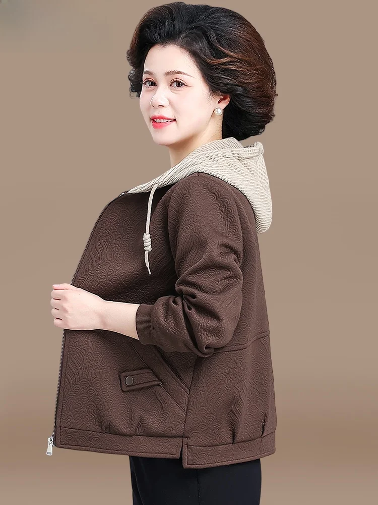 

Spring Outfit Casual Sle Women's Jaet Middle-Aged And ly Coat New 2025 Faion Korean Brand Top for Ladies