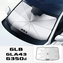 자동차 단열 앞유리 햇빛가리개, 메르세데스 벤츠 G63 G350d G500 GLA GLA43 GLB GLC GLC43 GLE GLK GLE GLS 63 햇빛가리개