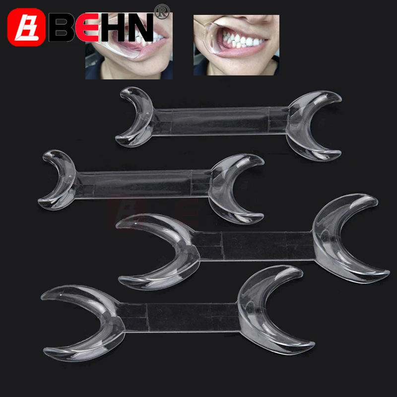 

Dental Double-headed Intraoral Cheek Lip Retractor 4pcs Mouth Opener Intraoral Mouth Expanders Dentistry Materials Gag Mouth