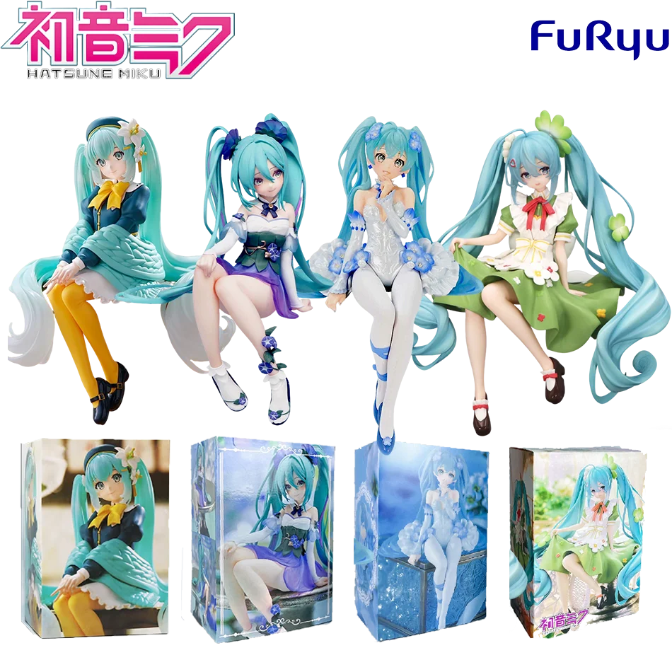 Neue Animation Anime Schönes Mädchen Hatsune Miku Blumenfee Hatsune Miku Nudelstopper Niedliche Handgefertigte PVC-Modell-Dekorationen
