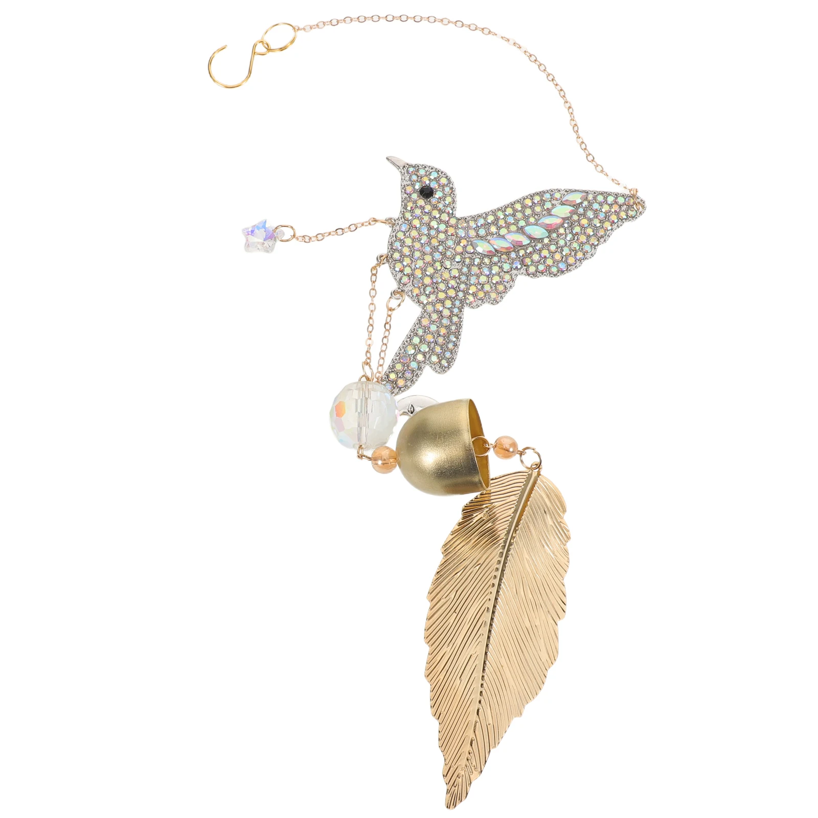 

Crystal Wind Chime Sun Catcher for Windows Beautiful Chimes Catchers Decor Hanging Ornament Bird Windchimes Bird's Home