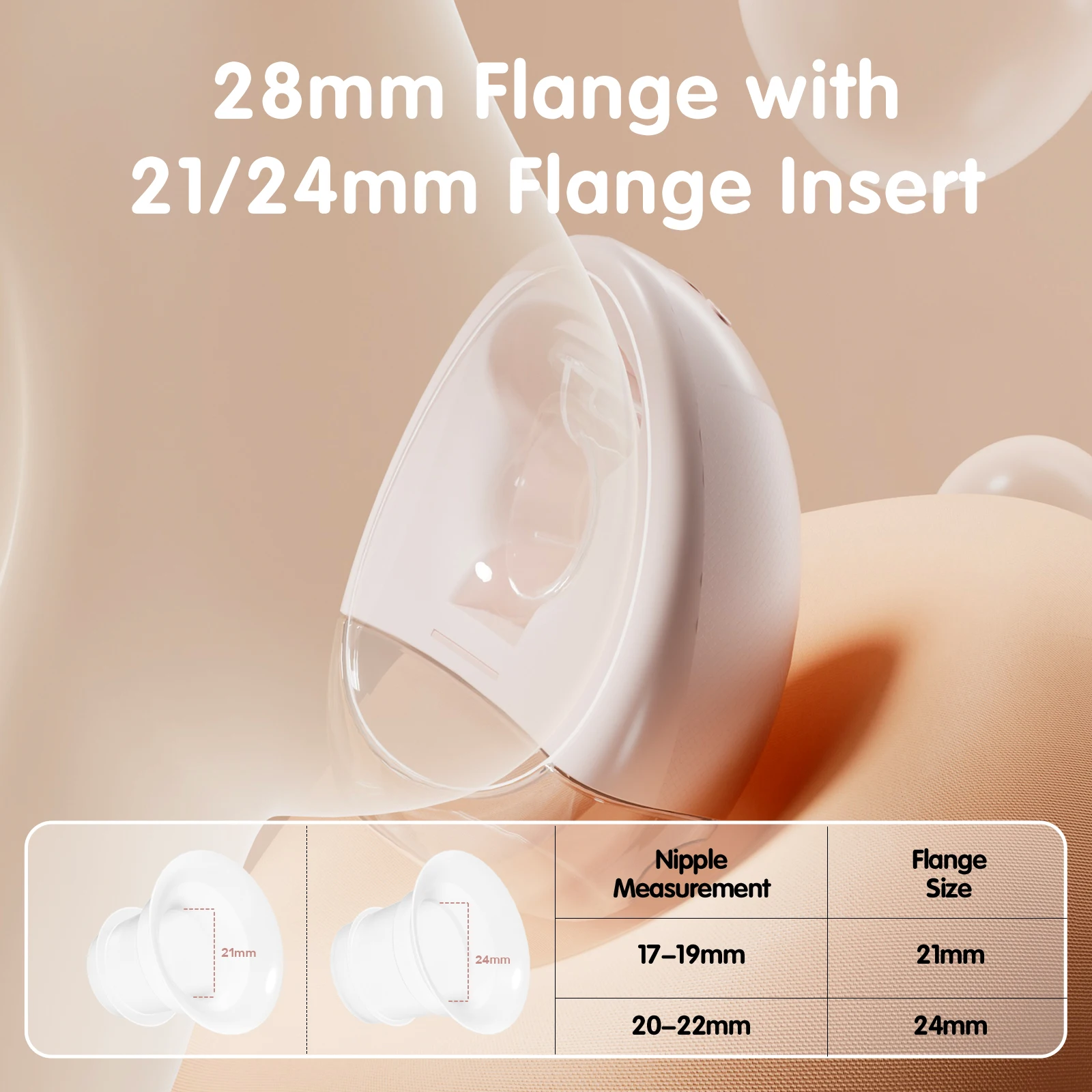 NCVI Hands Free Breast Pump, Double Wearable Breast Pump, Electric Breast Pump with 4 Modes & 9 Levels